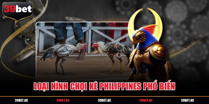Loại hình chọi kê Philippines phổ biến